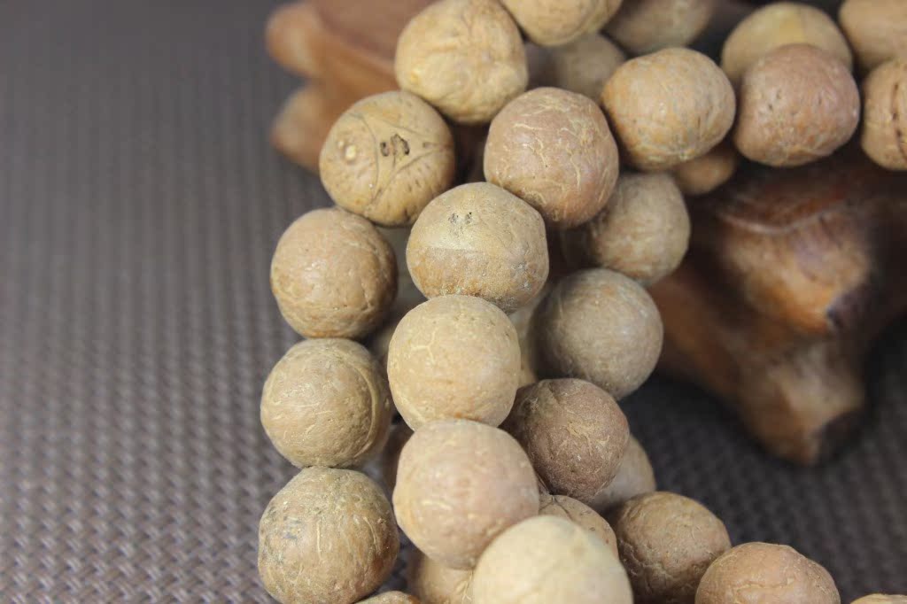 龙眼菩提 天然原子龙眼菩提子108颗 龙眼菩提子批发