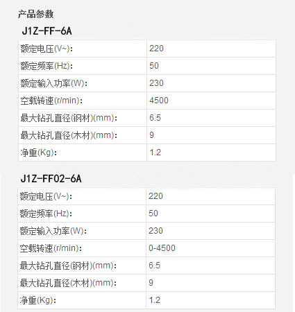 dca/东成j1z-ff02-6a 6mm手电钻