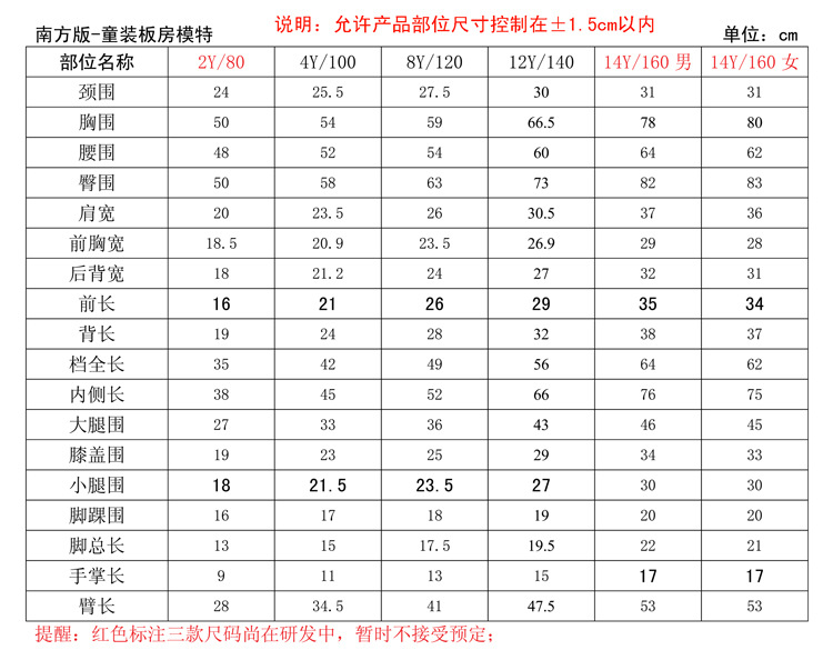 板房模特 儿童 童装板房模特 童装打版人台 12岁140cm[南方版]