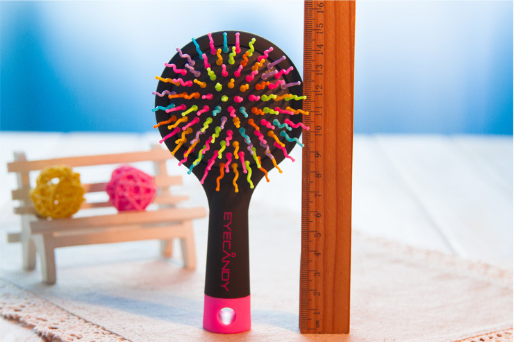 eye candy彩虹梳 美发按摩梳 卷发直发梳 七彩气垫梳