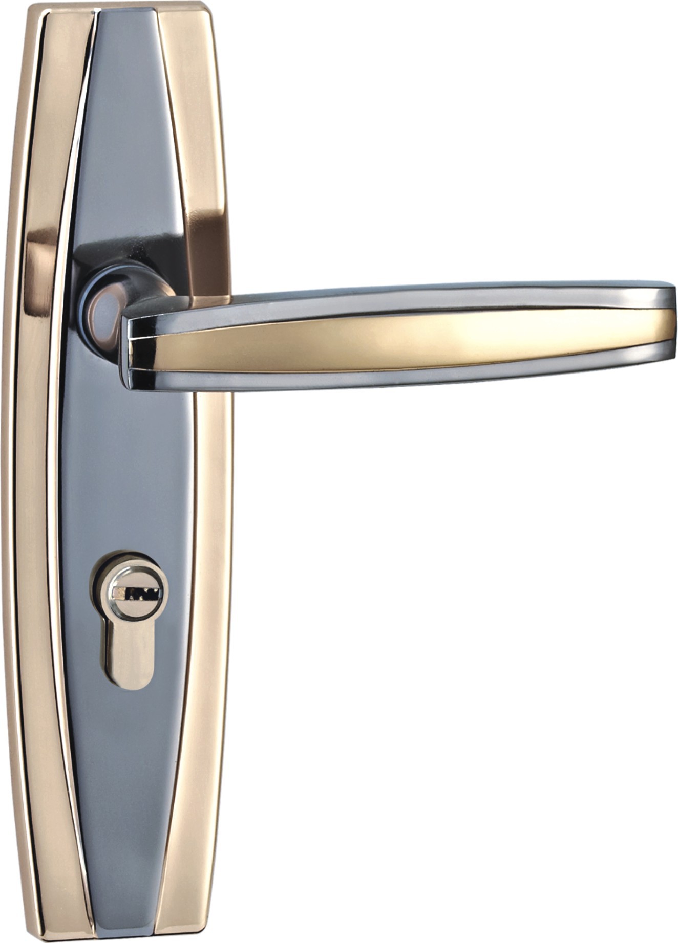 火爆热销欧式执手锁具b35-h135 钛黑金工艺室内门锁 高档门锁