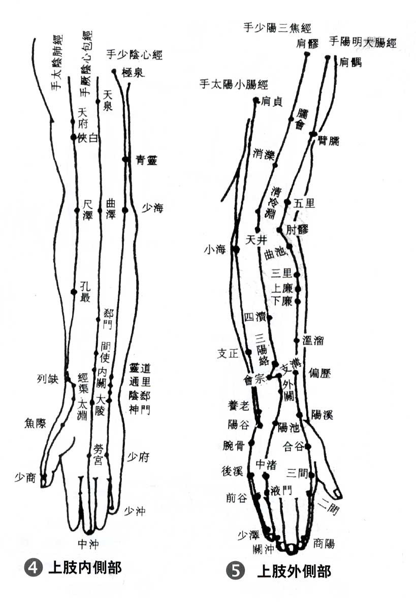 人体手腕的位置有人体很重要滴六个穴位,六条经络,分别是手三阳经和
