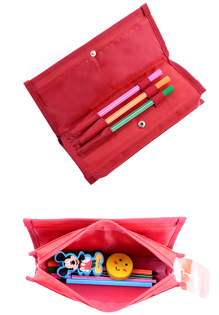 厂直批发 迪士尼可爱卡通米奇笔袋 中小学生专用学习文具袋