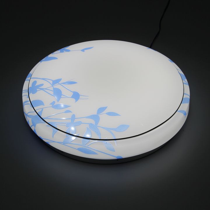 润丰 吸顶灯灯罩 水晶高边银-6518 可订做尺寸