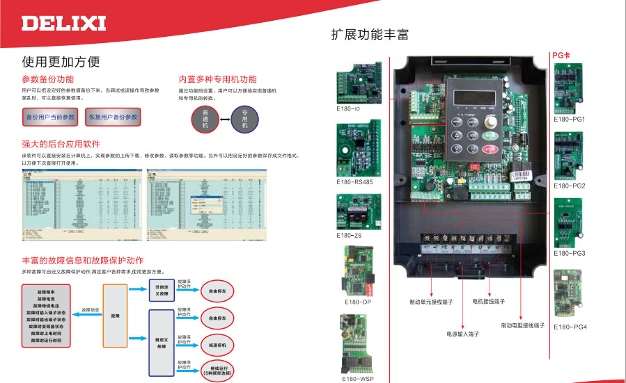 德力西變頻器 e180g0r75t4b 0.75kw變頻器 通用型變頻器