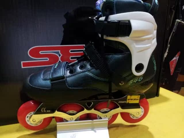 14款德国宝狮莱powerslide evo专业fsk平花刹车成人轮滑鞋旱冰鞋