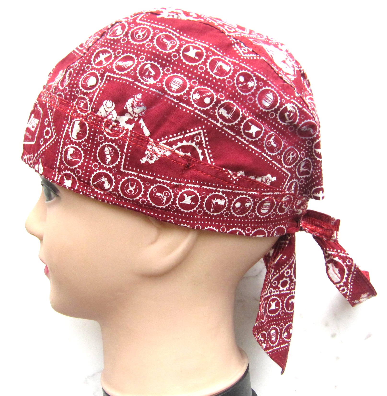 厂家定制 腰果花海盗帽 男女印花头巾帽 穆斯林时尚帽 街舞帽