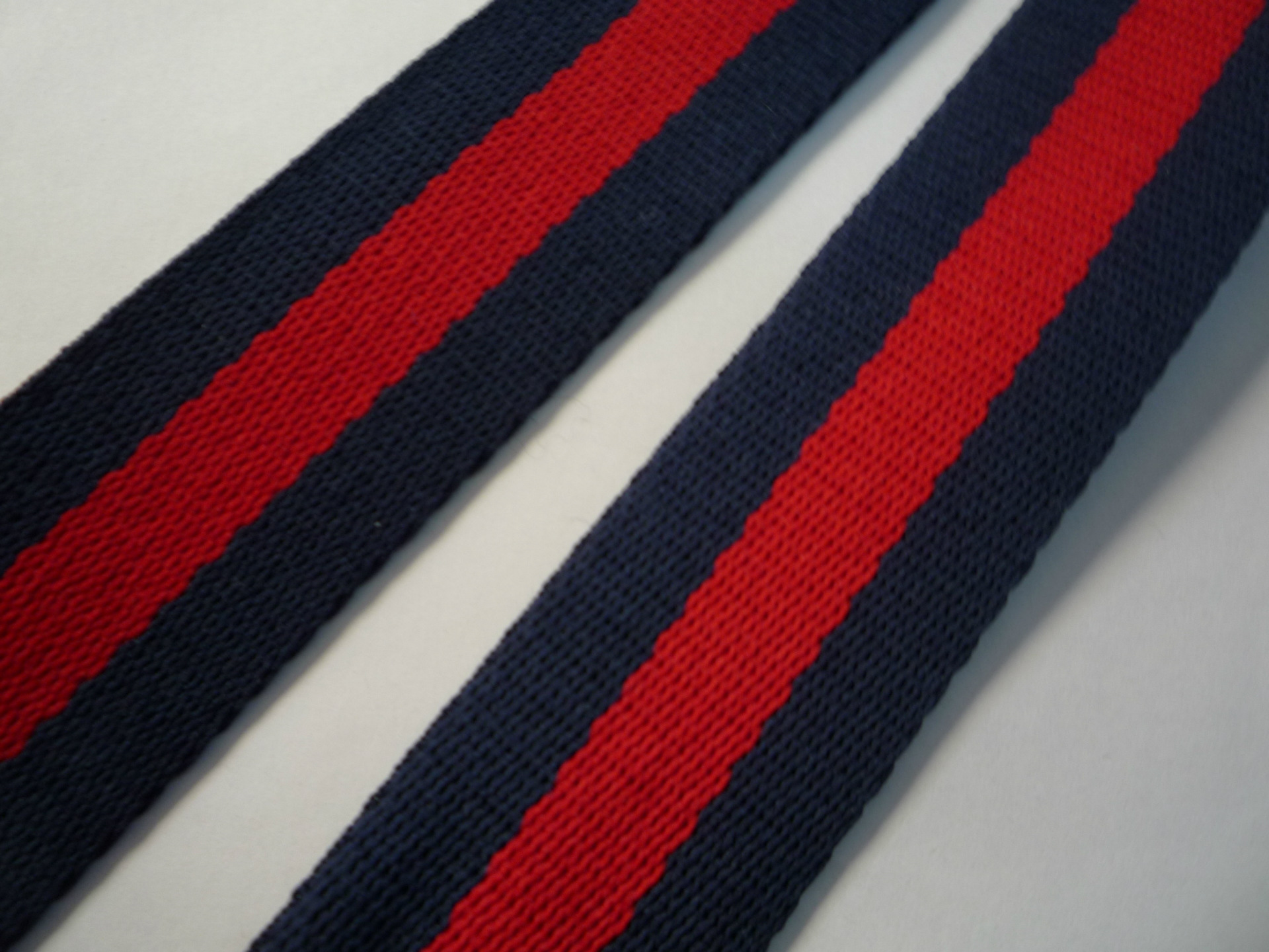 花都海锋优质25cm宽宝蓝红宝蓝涤纶斜纹织带