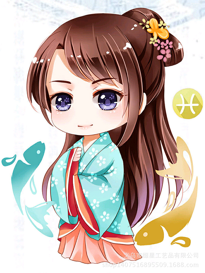 汉风双鱼座钻石绣diy 树脂满钻厂家直销 诚招代理 支持代发