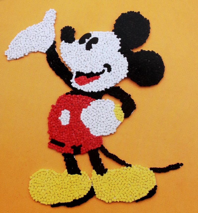 儿童手工制作粘贴画 eva泡沫颗粒贴画 益智玩具泡沫海绵贴纸