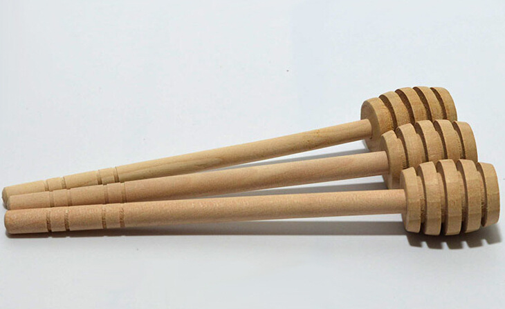 【蜂蜜搅拌棒创意雕刻螺旋状木质创意木质搅拌勺子 日韩搅拌棒】浙江