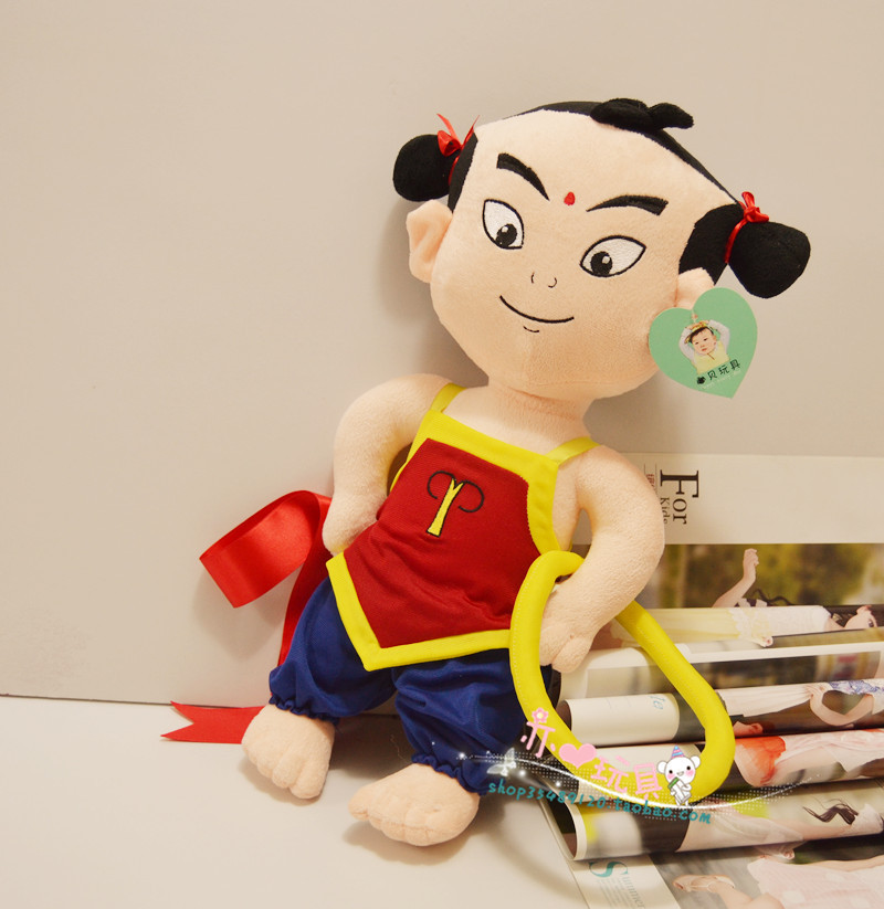 正版哪吒传奇毛绒玩具哪吒三太子玩偶公仔儿童节生日礼物