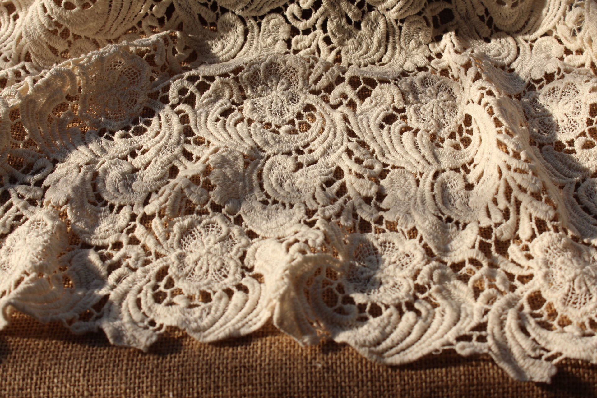 2014新款满幅棉线水溶面料花边 爆款厂家批发 新雅花边 现货热卖