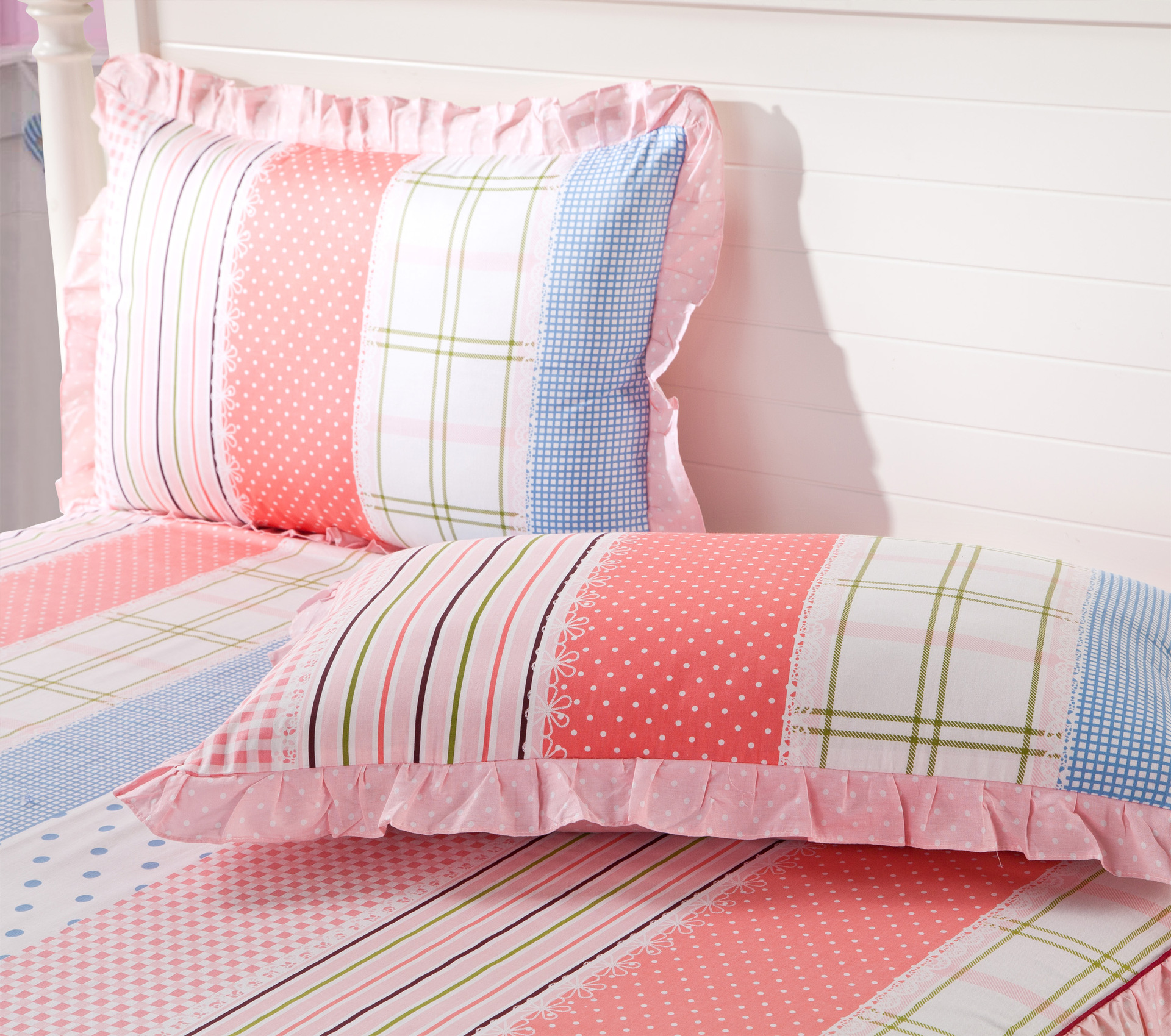 全棉韩版花边枕套单个枕套