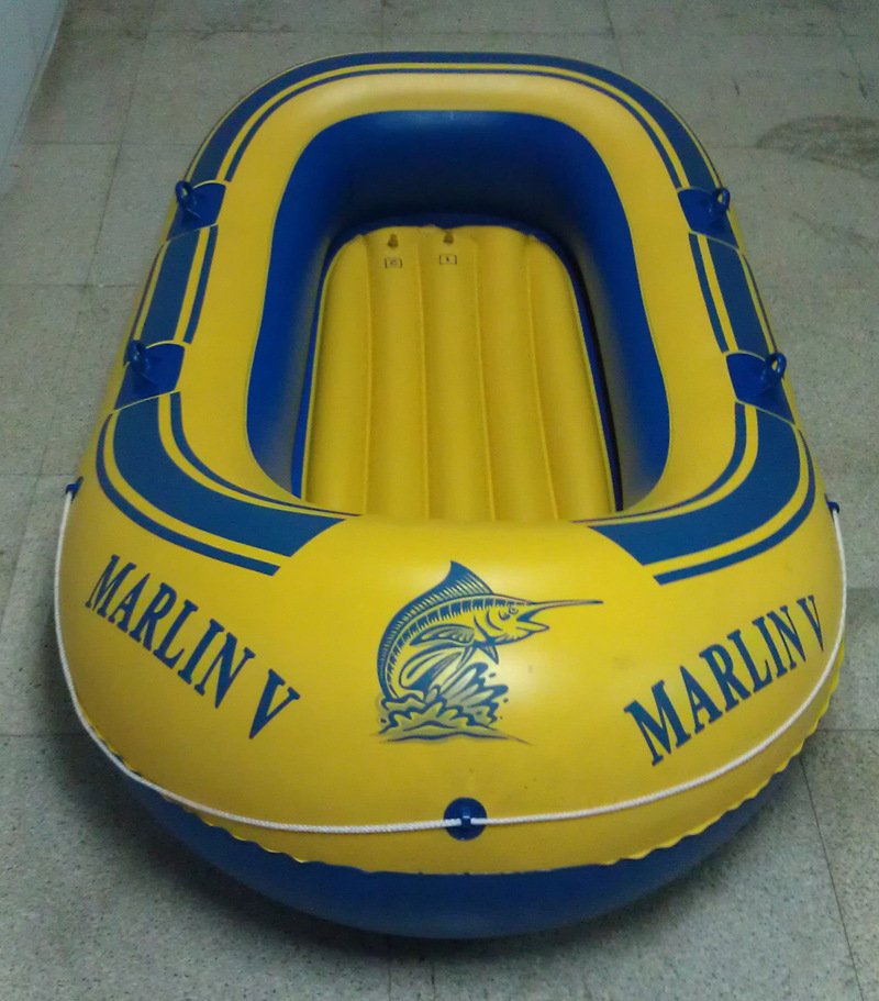 时尚充气双人钓鱼船 充气皮划艇水上用品 工厂订做logo定制生产