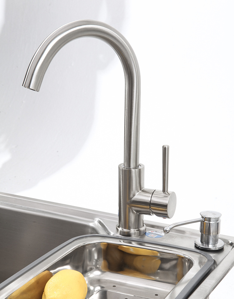 批发华尔顿不锈钢加长水槽h108 厨房不锈钢水池6543出口砂水槽