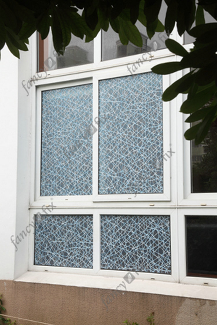 爆款 凡菲pvc无胶静电玻璃贴 家居隔热玻璃膜 静电彩色玻璃纸p112