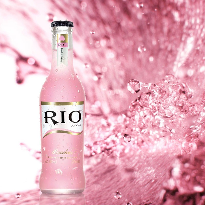 rio/锐澳 瓶装 水蜜桃味 白兰地 鸡尾酒 预调酒 果酒 洋酒 鸡尾酒