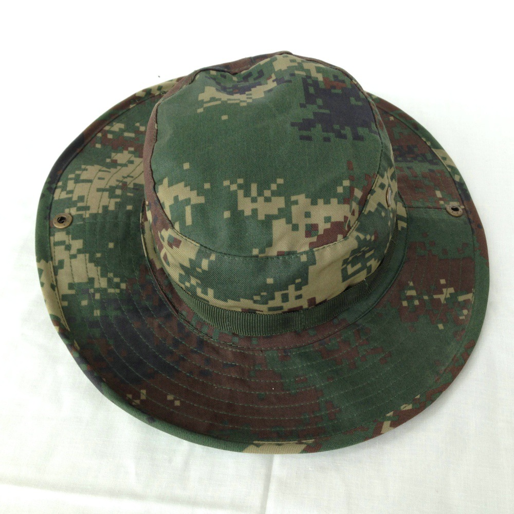 户外外军07圆边帽迷彩奔尼帽卷边渔夫遮阳cp海洋迷彩