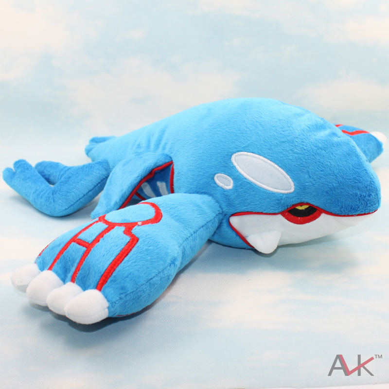 宠物小精灵口袋妖怪神奇宝贝pokemon毛绒玩具公仔玩偶37cm盖欧卡