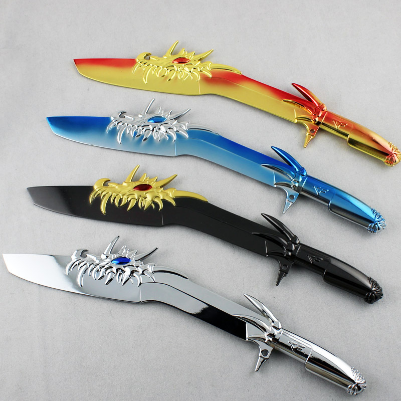 cf武器 30厘米冰龙尼泊尔 不可开刃穿线兵器模型周边