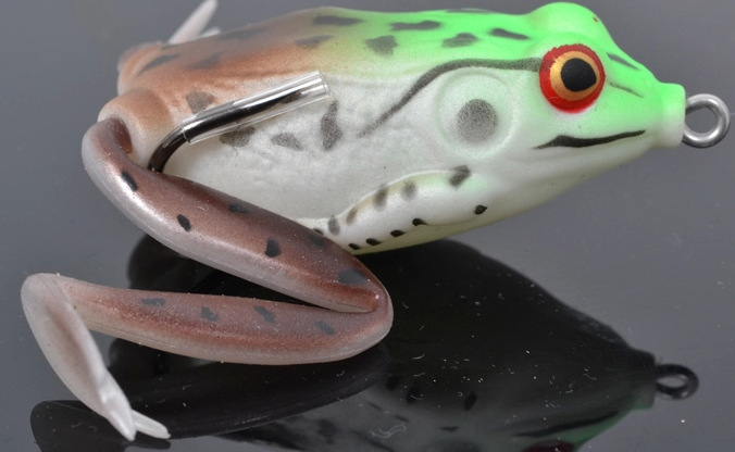 众胜 新款仿真雷蛙55mm 17.5g水面系双钩雷蛙 黑鱼专杀路亚饵