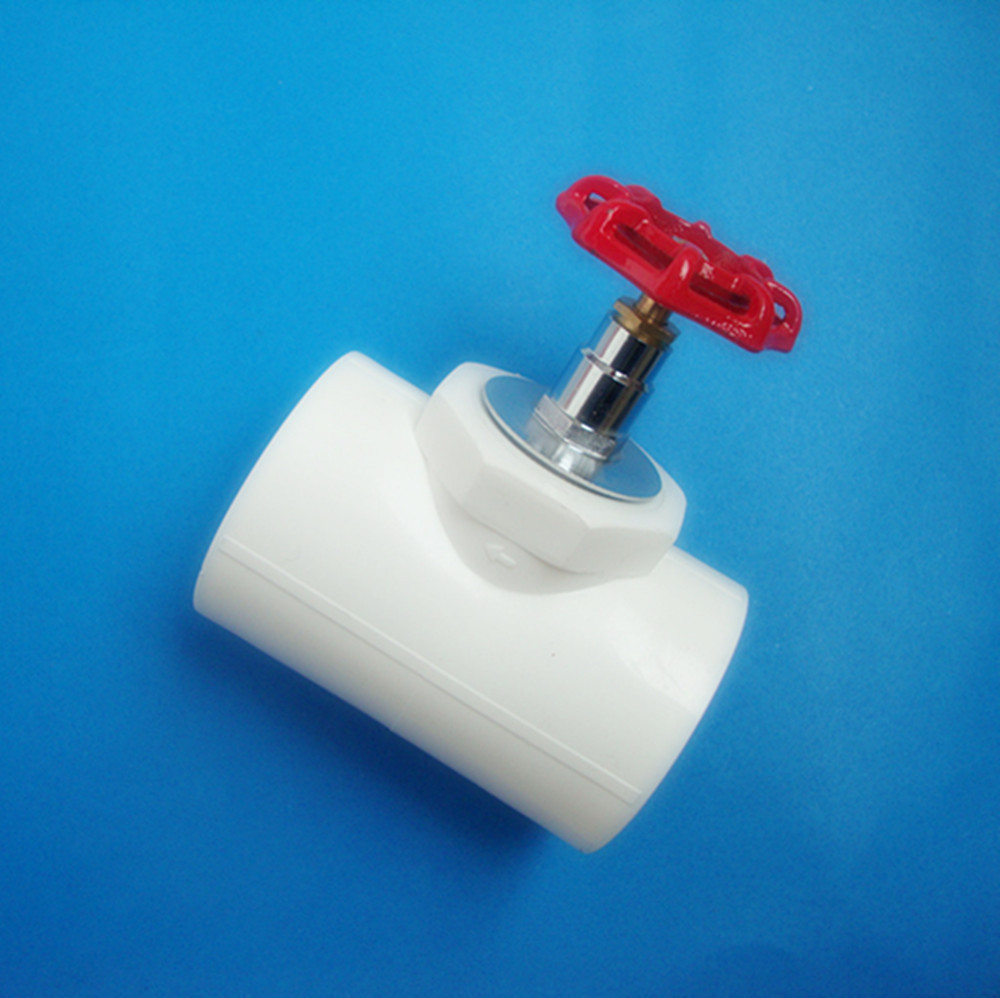 厂家直供 上海日丰管道优质ppr升降式铜截止阀Φ63