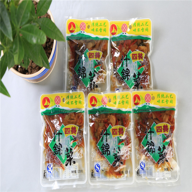 扬州特产 三和四美酱菜专卖店 什锦菜 袋装120g净重小菜