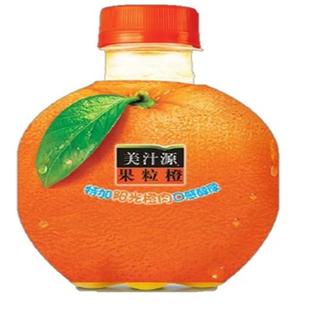 【阿里超市】美汁源果粒橙橙汁饮料含糖260ml/瓶可口可乐公司