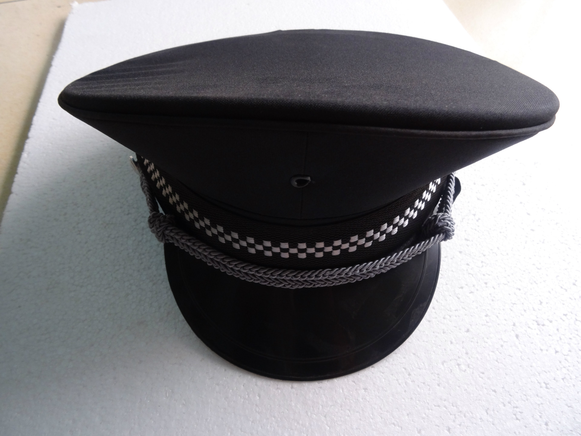 帽子 保安服配件 物业保安大檐帽 保安帽 老款大檐帽军训服装