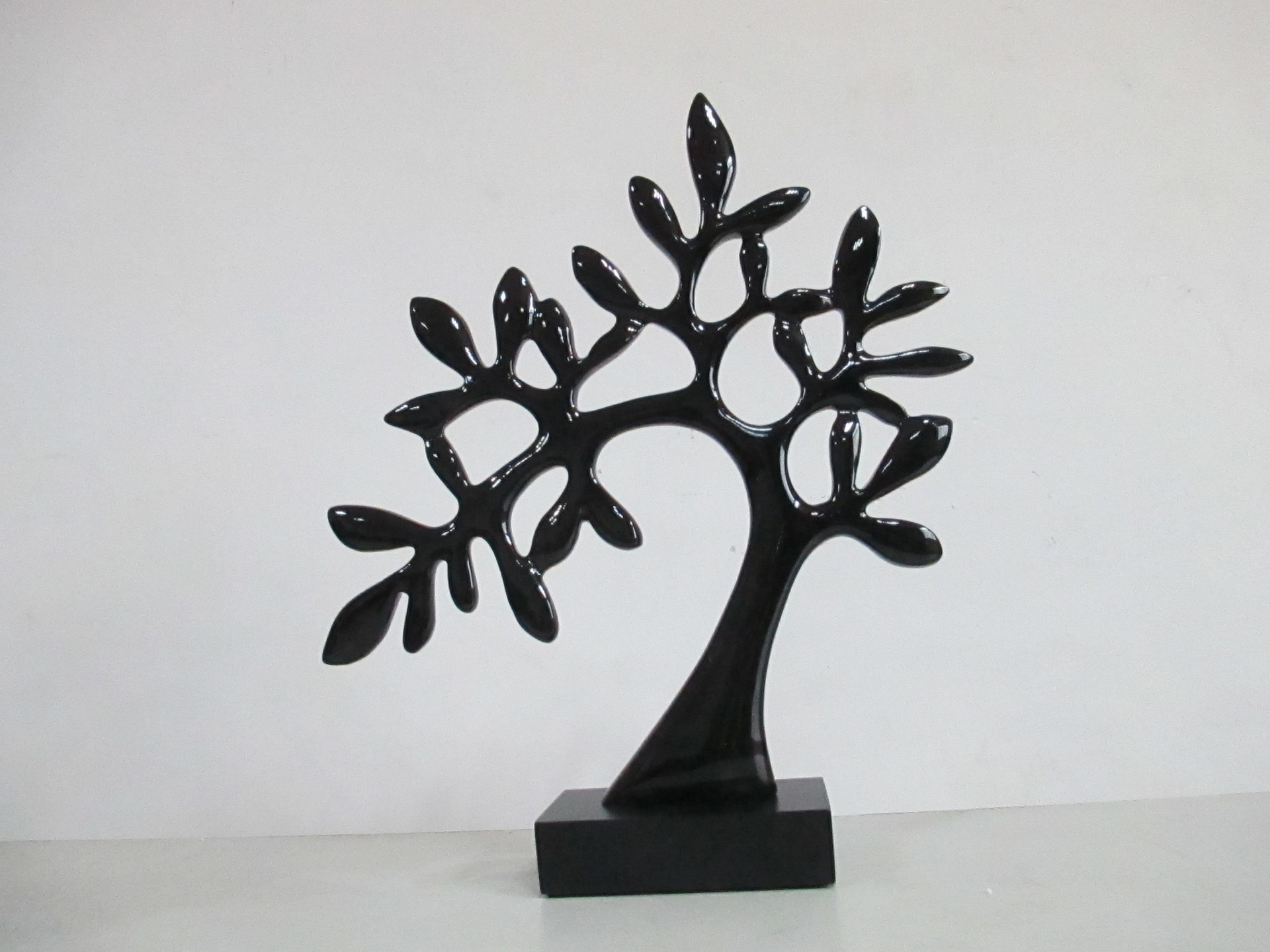 加工定制树脂工艺品花叶纹饰植物类摆件 现代简约家居饰品图片大全,邓