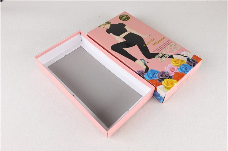 天地盖包装 灰卡纸袜子礼品盒 纸盒 包装裤袜盒 打底裤盒订做