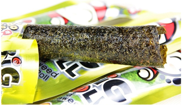 泰国进口 正品小老板taokaenoi海苔紫菜卷5味 36g*12盒/箱