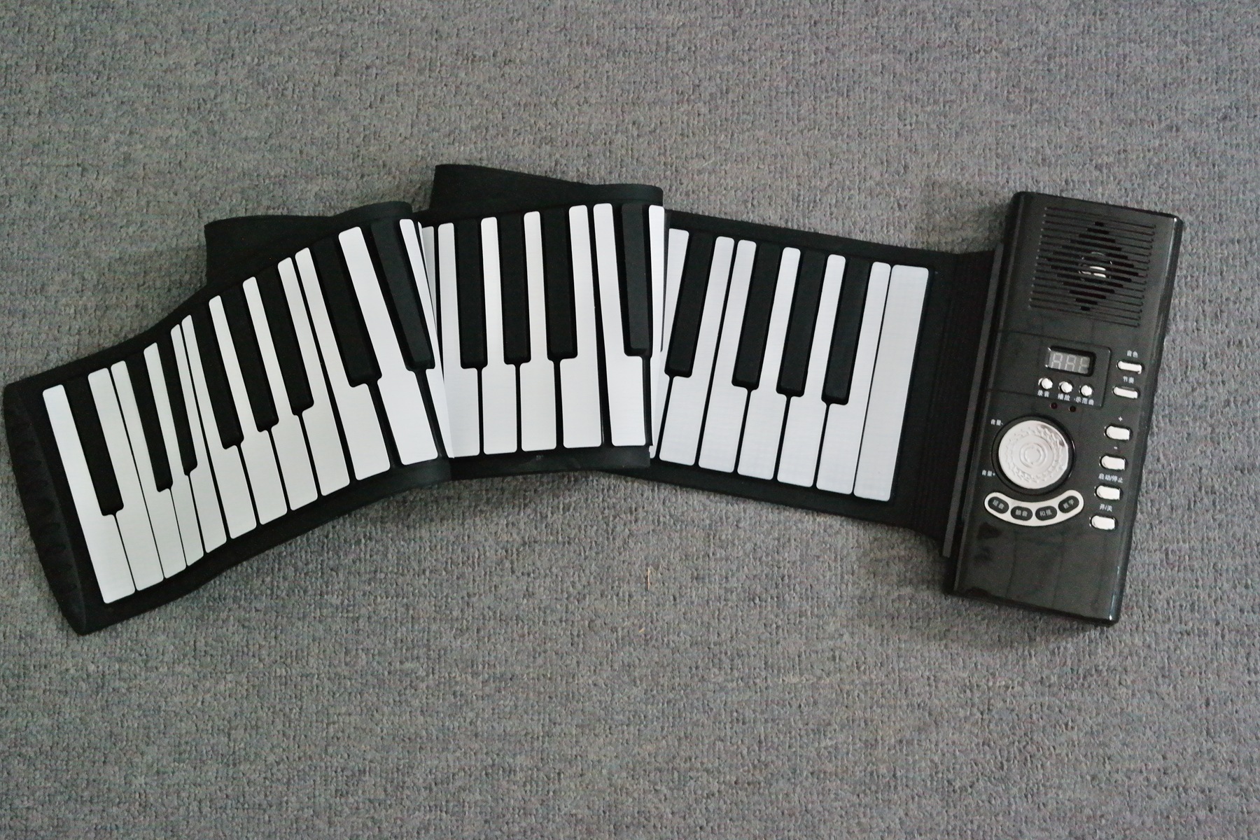 厂家批发博锐品牌专业版手卷钢琴手卷电子琴礼品
