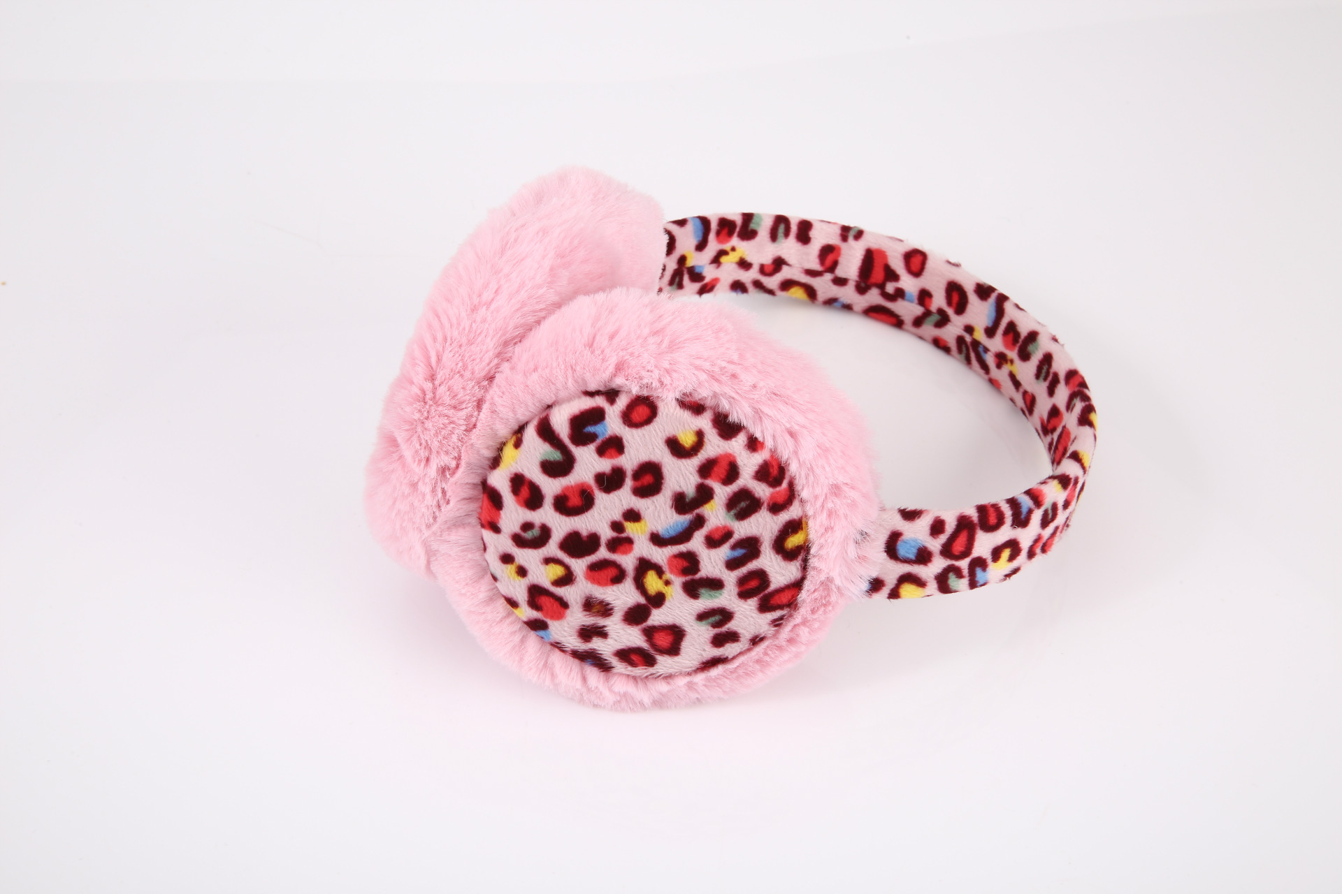 s307 2014新款耳套 韩版时尚豹纹毛绒耳罩 女款保暖耳套批发