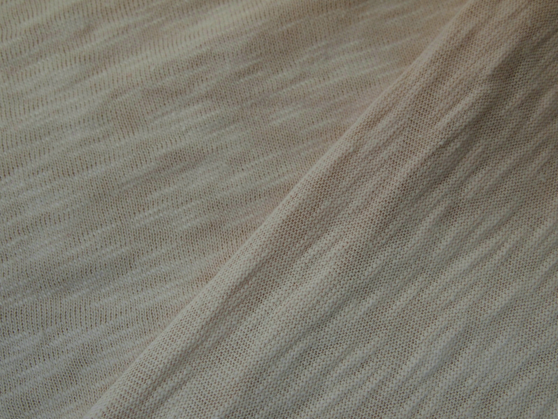 竹节汗衫布 针织全棉竹节 针织竹节面料 100%棉竹节