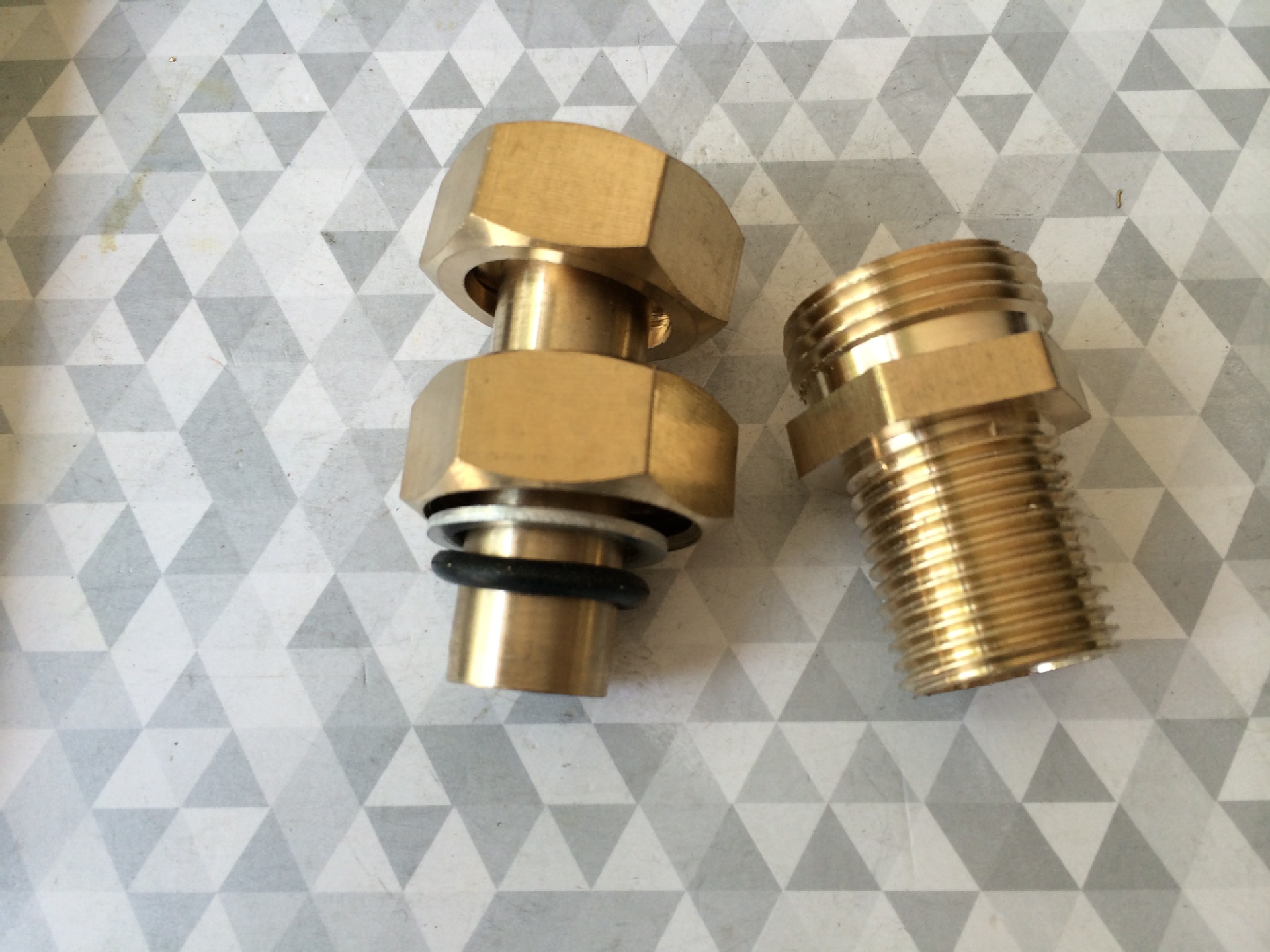 铜水表伸缩接 水表加长接 水表接头 水厂专供接头