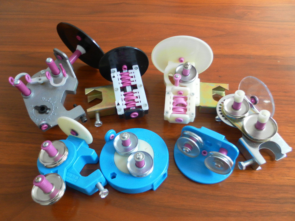 纺织设备和器材 纺机配件 专业订制整经机纱架红外线断纱自停张力器