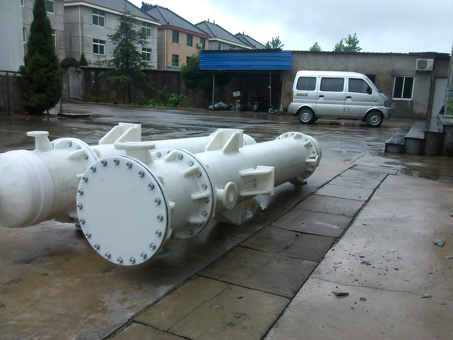 聚丙烯石墨降膜吸收器,pp填料塔