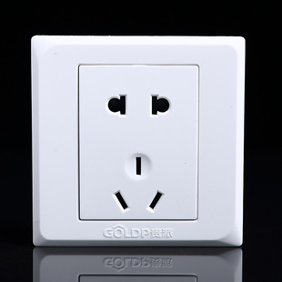 贵派 炫雅系列暗装86型10a 五孔插座