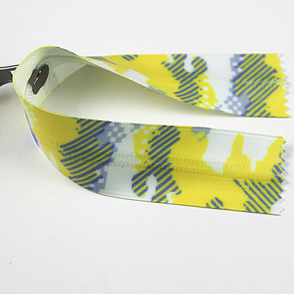 5#尼龙防水印花拉链