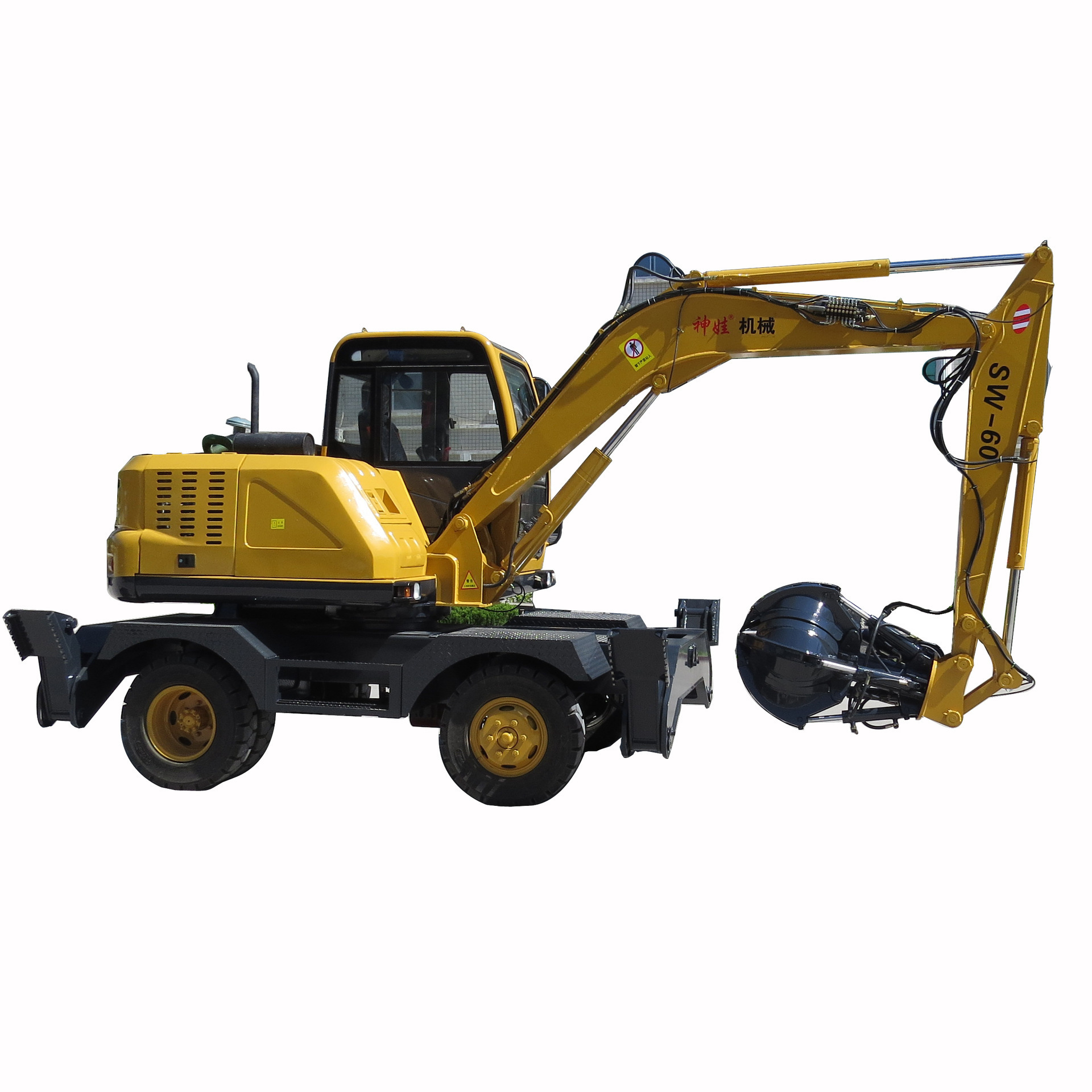 关经理供应 液压先导 省时省力 工农两用 sw-60c小型轮式抓草机