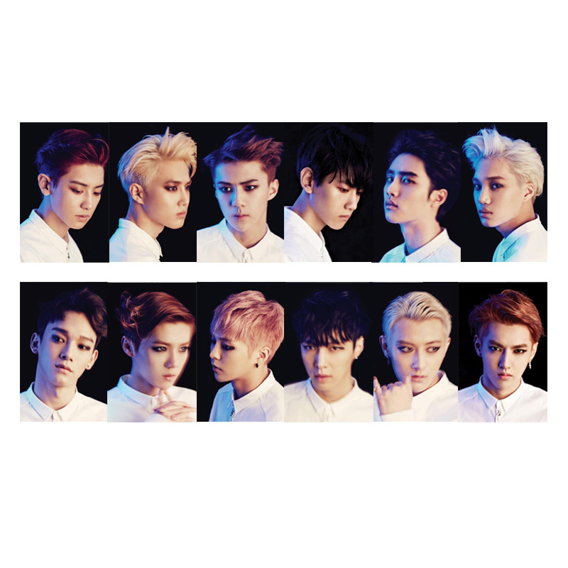 exo 周边 exo-m 鹿晗 06款 卡贴套装 现货