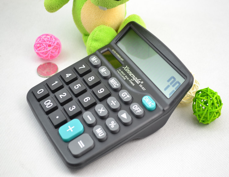 财务计算器 双重电源计算机 实用837计算器 办公用品