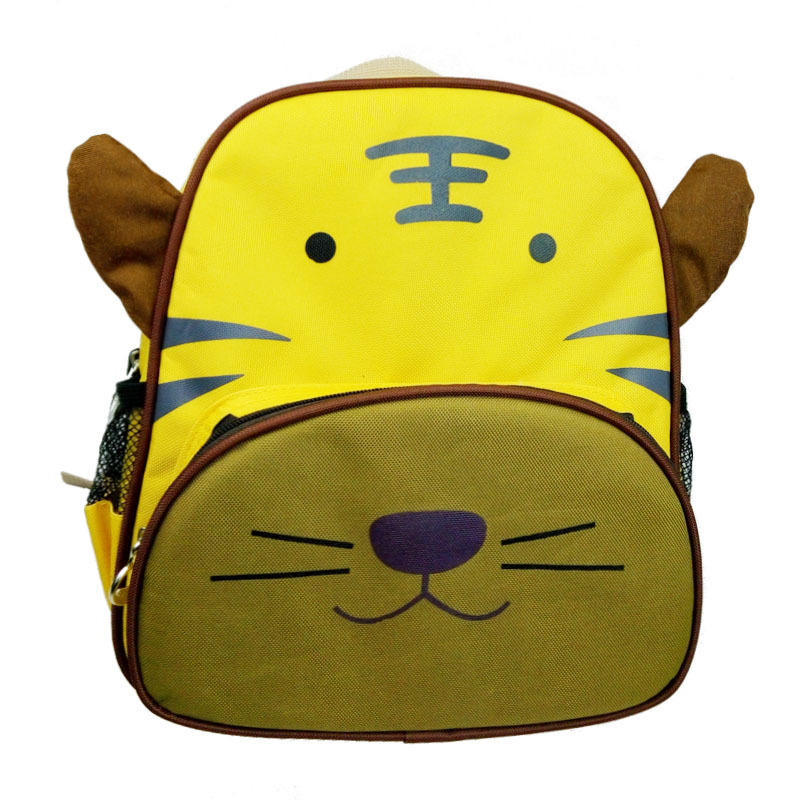 魅动passionate厂家直销牛津布料老虎卡通图案幼儿园书包儿童书包