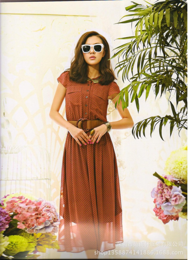 帛珂 夏装 杭州13年夏装纤雨女装 杭州品牌折扣女装批发库存图片_8