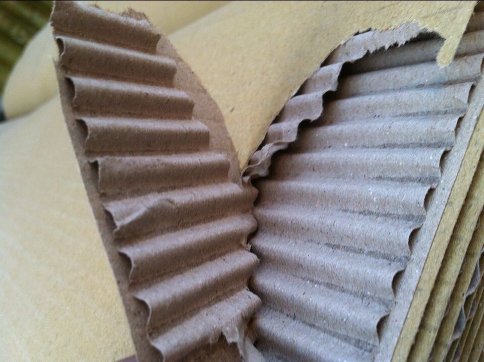 天津批发瓦楞纸 包装纸 二层纸单面带瓦楞包装纸 坑纸 可定制!