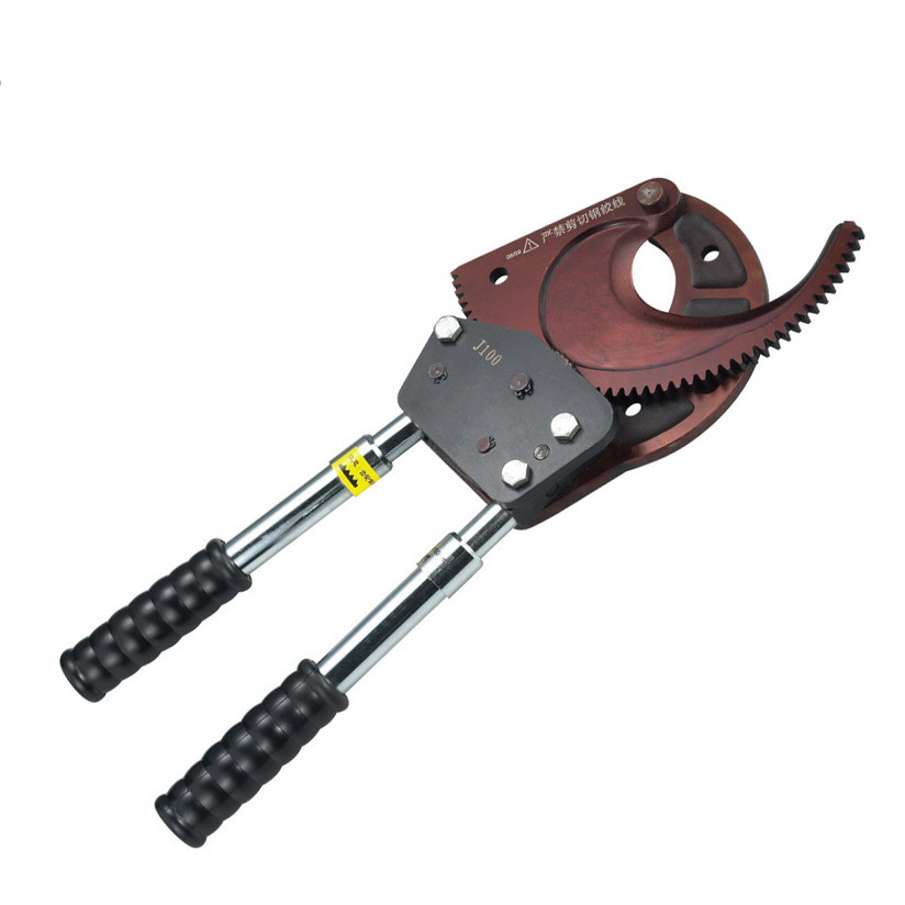 赛普直销 j100手动电缆剪 省力长臂电缆剪 棘轮式电缆剪