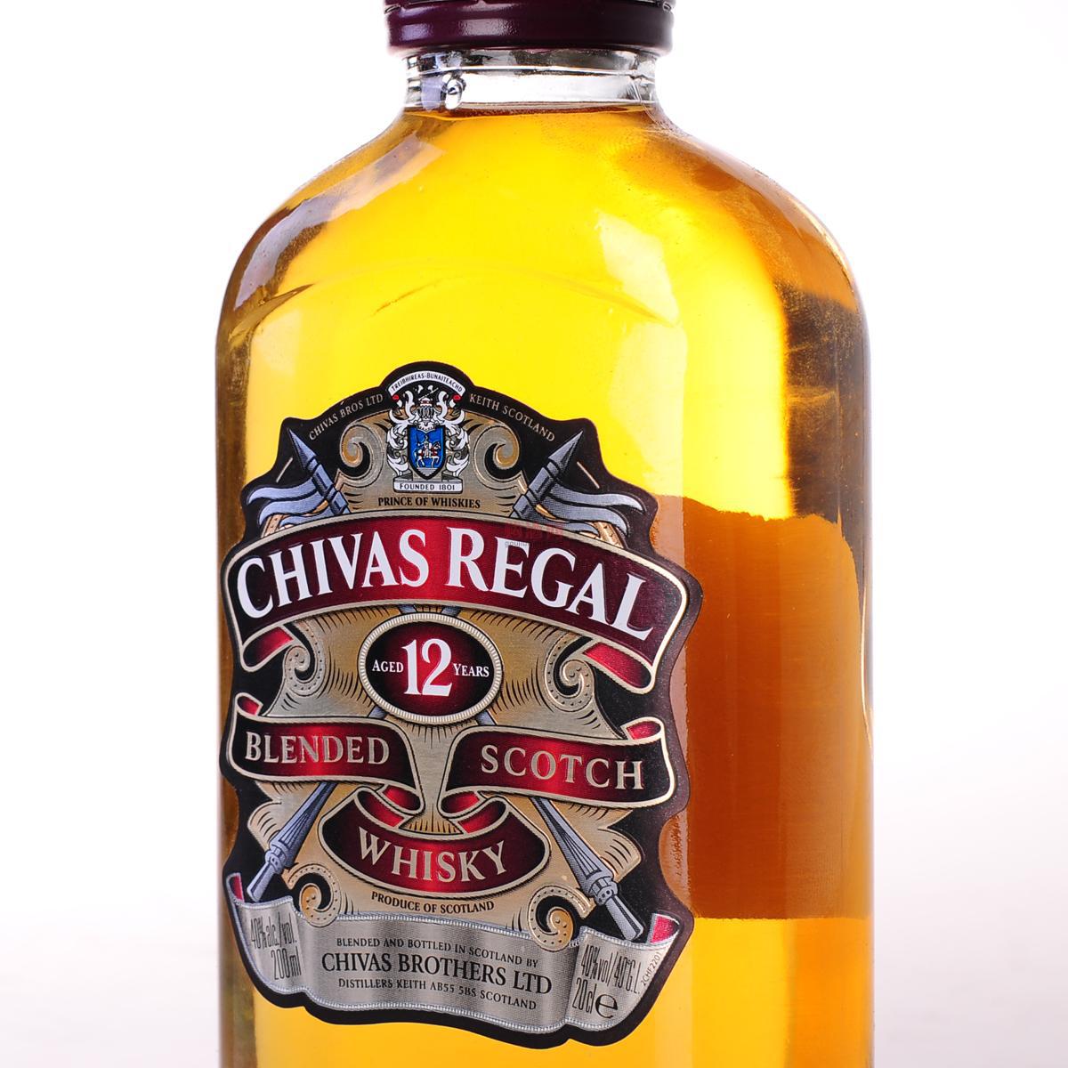 芝华士12年 威士忌700ml 全国夜场 酒吧专供洋酒 支持货到付款