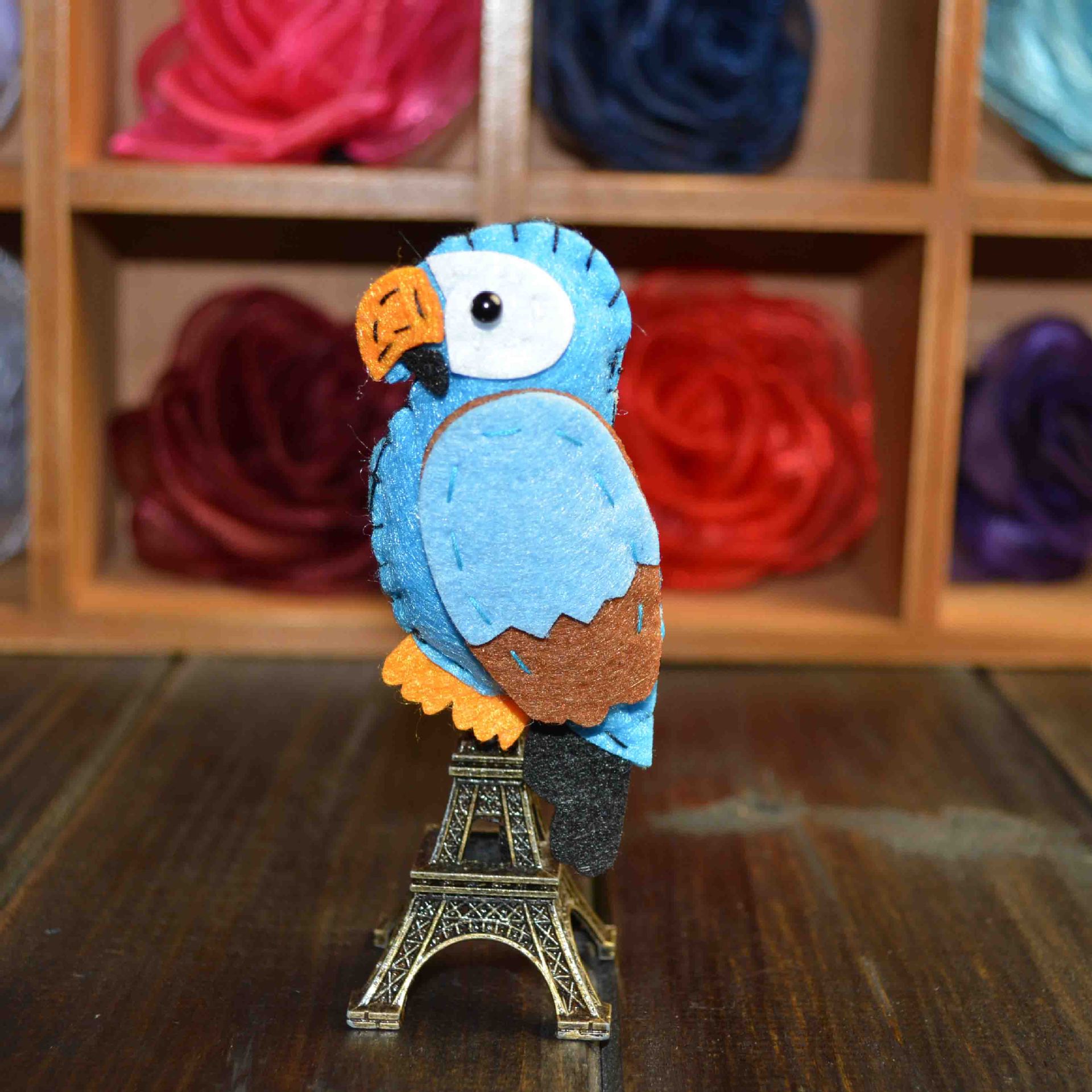 韩版手工布艺卡通胸针小动物儿童胸章别针 百搭服饰小饰品